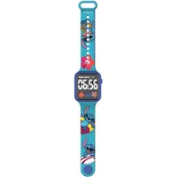 Lexibook Stitch Digitaluhr 12/24 Stunden Blau