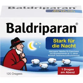 PharmaSGP GmbH Baldriparan Stark für die Nacht überzogene Tabletten 120 St.