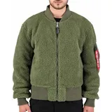 Alpha Industries Ma-1 Teddy Jacke Sage Green S