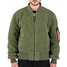 Alpha Industries Ma-1 Teddy Jacke Sage Green S