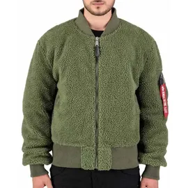 Alpha Industries Ma-1 Teddy Jacke Sage Green S