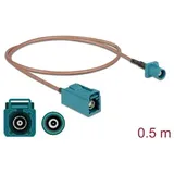 DeLock WLAN-Antennen Anschlusskabel [1x Fakra-Stecker - 1x Fakra-Buchse] 0.5m