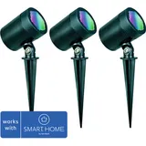 Müller-Licht Müller Licht tint Flores LED Gartenspot, 3er-Set