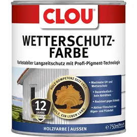Clou Wetterschutzfarbe basaltgrau 0,75 l