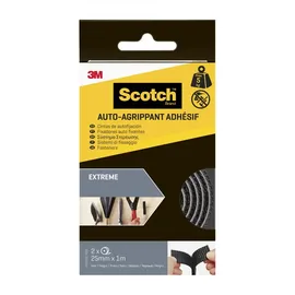 Scotch Klettband Extreme Fastener schwarz, 1 Rolle