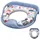 Lorelli Toilettensitz weich, Handgriffe, gepolstertes Sitzkissen, Spritzschutz blau