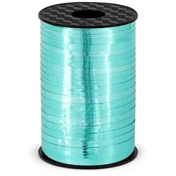 Geschenkband / Ballonband türkis metallic 225m