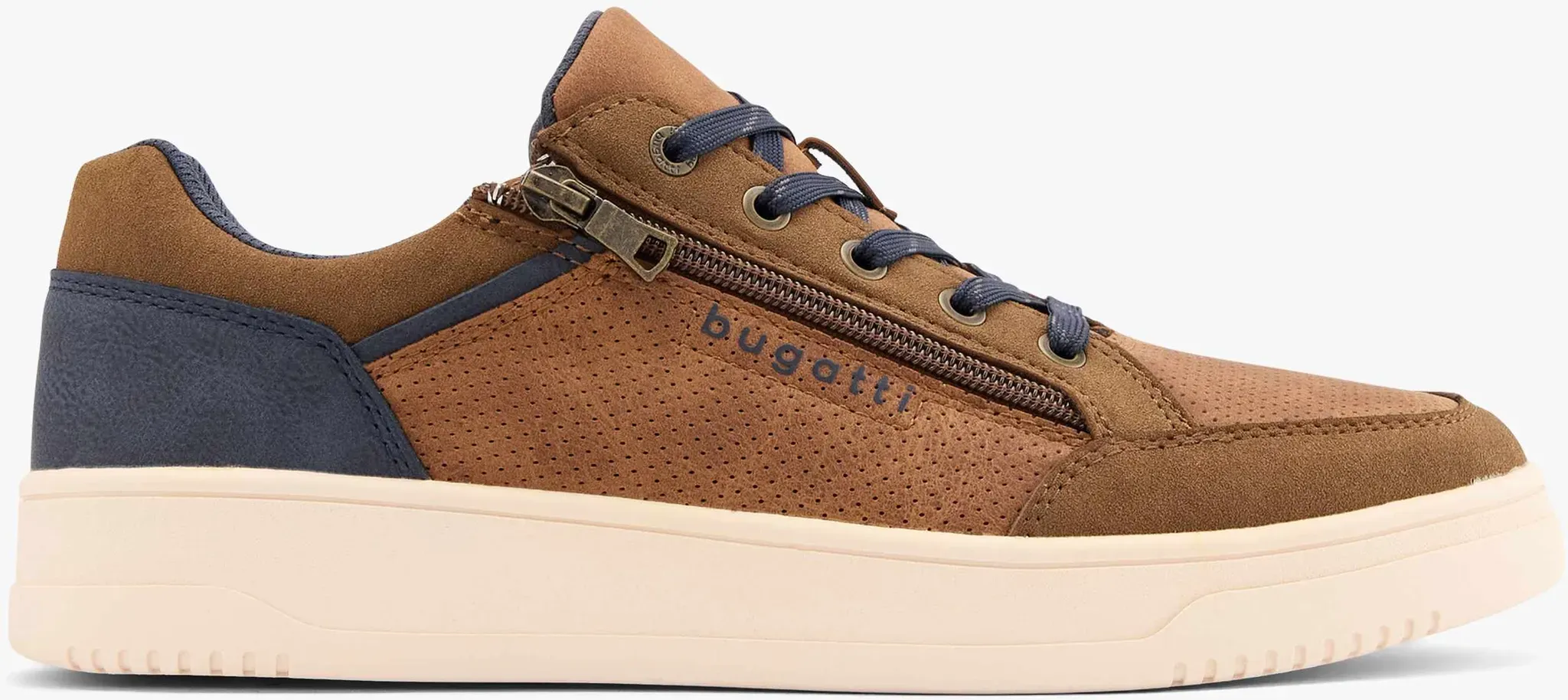 Bugatti  Sneaker Cognac, Herren, Größe: 44 - Bugatti  Sneaker Cognac, Herren, Größe: 44 - man - Cognac