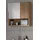inn.furn Badezimmer Spiegelschrank in Eiche 54 x 55 cm Livia