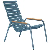 HOUE ReCLIPS Outdoor Loungestuhl Bambus sky blau