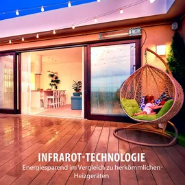 Alpina Infrarotheizung 2000W – Schwarz