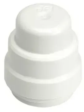 John Guest Kunststoff Endkappe PSE4616W 16mm, weiss, Kunststoff