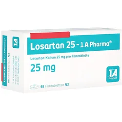 Losartan 25-1a Pharma Filmtabletten 98 St