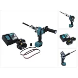 Makita DBS 180 RG Akku Bandfeile 18 V 9 x 533 mm Brushless + 2x Akku 6,0 Ah + Ladegerät