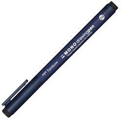 Tombow MONO drawing pen 03 Fineliner schwarz 0,35 mm, 1 St.