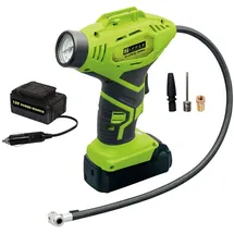 Zipper ZI-LPE20-AKKU Mobiler Akku-Kompressor 6,8 bar, tragbar, grün