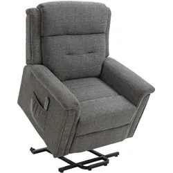 HOMCOM Aufstehsessel Polyester, Stahl