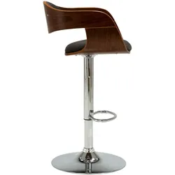 vidaXL Barhocker Grau Bugholz und Stoff