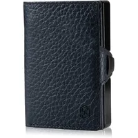 slimpuro ZNAP® Slim Wallet Kreditkartenetui | Geldbörse Herren | Kartenhalter Geldbeutel Herren | Kartenetui Herren Geldbeutel | Herren Portemonnaie mit RFID Schutz| 12 Karten | Blau