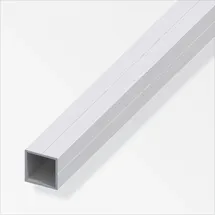 Alfer Quadratrohr 1 m 23,5 x 1,5 mm Aluminium eloxiert Silber