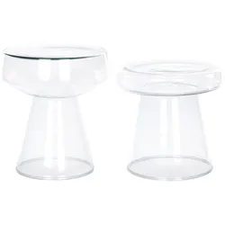 Tisch Set LAGUNA/CALDERA Transparent