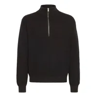 !Solid Troyer SOLID "Troyer SDRiver", Herren, Gr. XXL, schwarz (true schwarz), Obermaterial: 100% Baumwolle CO., Pullover Troyer