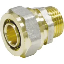 Pipetec Schraubfitting Übergangsstück Messing 20 mm x R 1/2