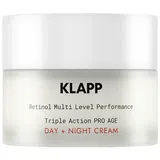 Klapp Cosmetics Klapp Resist Aging Retinol Triple Action Moisturizing Day + Night Cream 50 ml