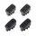 HAILO Fuß-Set je 2x 35x20/43x20 bis Baujahr 01/2015 schwarz