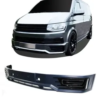 Frontspoilerlippe Spoiler Splitter Spoilerlippe Ansatz Lippe StoÃstange vorne für T6 mit ABE passend für VW T6 Bj. 2015-2019