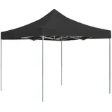vidaXL Faltpavillon 2 x 2 m inkl. 4 Seitenteile Anthrazit/Schwarz