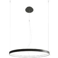 Sollux Lighting Ring Pendelleuchte Hängelampe Wohnzimmerleuchte schwarz LED Designleuchte