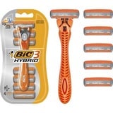 BIC 3 Hybrid, für Herren, 3-fach Klinge, mit 6 Klingen