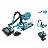 Makita DCL 184 RA1 Akku Staubsauger 18 V 54 mbar 0,5 l + 1x Akku 2,0 Ah + Ladegerät