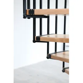 Minka Spindeltreppe Luna 38 305,5 cm Holz Weiß