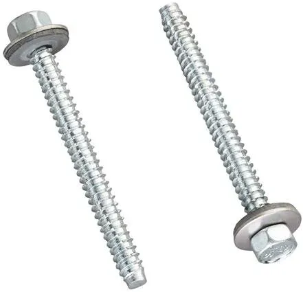 Edelstahlschraube 6,3×64 mit Unterlegscheibe 3/8 Zoll Kopf – Befestigung Oberprofile auf Metallkonstruktion