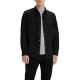 Levi's Barstow Western Standard Langarmhemd Marble Black Denim M