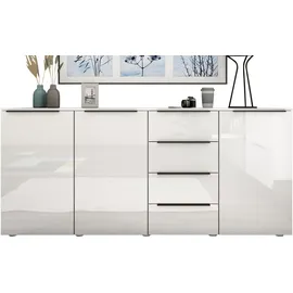 borchardt Möbel Highboard 200 x 93 x 35 cm Weiß