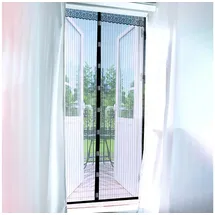 Guard 'n Care Magnet Fliegengitter Tür Vorhang 220 x 100 cm Schwarz