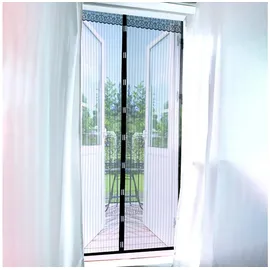 Guard 'n Care Magnet Fliegengitter Tür Vorhang 220 x 100 cm Schwarz