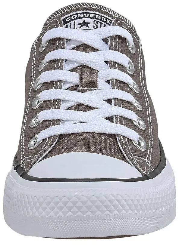 Sneaker CONVERSE "Große Größen", Gr. 37, grau, Obermaterial Schuhe: Textilmaterial, sportlich, Schuhe, Leicht profilierte Gummilaufsohle für guten Halt