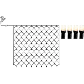 star trading deutschland gmbh Lichterkettennetz LED 2x2 m Crispy Ice Weiß