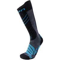 Uyn Skisocken Comfort Fit Herren medium grey melange/azur 39-41