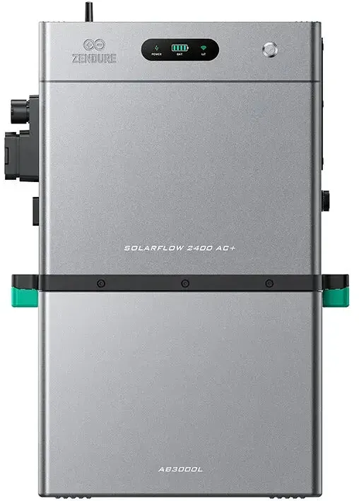 Zendure SolarFlow 2400 AC+ Bidirektionaler 2,4kWh Solarspeicher mit HEMS zum Nachrüsten - 1 x AB3000L