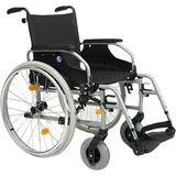 FabaCare Rollstuhl D200 Leichtgewichtrollstuhl faltbar grau/schwarz