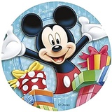 dekora 231272 Disney Mickey Mouse Tortenaufleger aus Esspapier, 20 cm