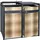 MCW Mülltonnenbox J82 117 x 132 x 80 cm gold