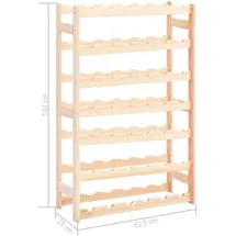 vidaXL Weinregal 42 Flaschen 0 x 0 x 0 cm Beige