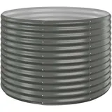 vidaXL Hochbeet 100 x 100 x 68 cm Grau