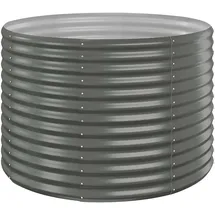 vidaXL Hochbeet 100 x 100 x 68 cm Grau